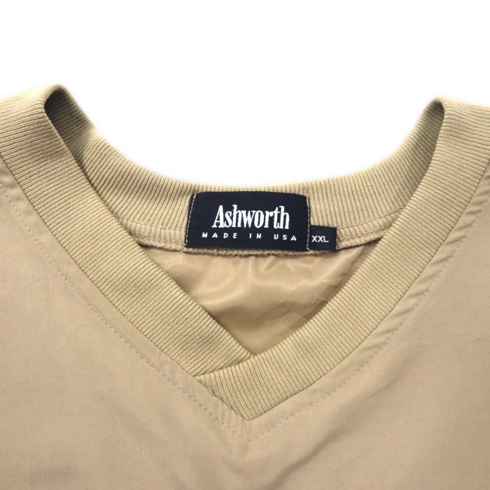 【激レア】Ashworth☆プルオーバーナイロンジャケット　USA製　刺繍