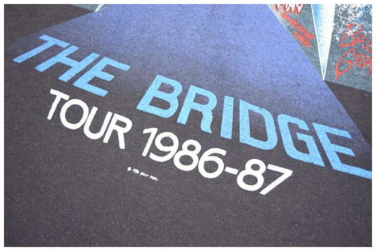 86-87 BILLY JOEL ビリージョエル THE BRIDGE ヴィンテージTシャツ