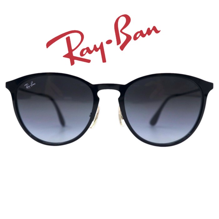 Ray-Ban エリカ メタル サングラス ボストン ブラック RB3539 002/8G ...