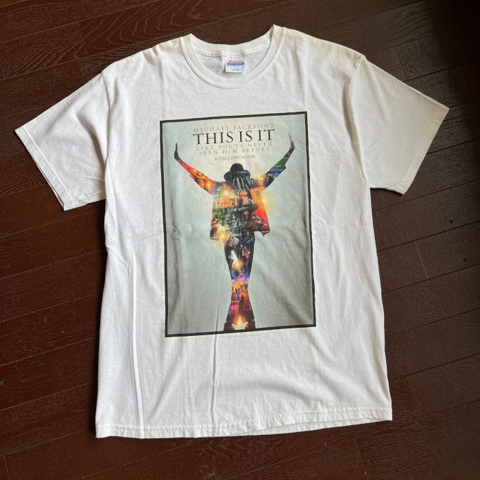 2009 Michael Jackson This is it T-shirt 映画Tee マイケルジャクソン 
