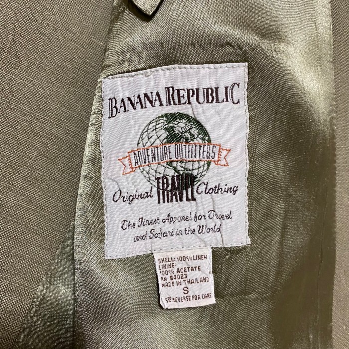 【BANANA REPUBLIC】1980's バナリパ リネンテーラード | Vintage.City 古着屋、古着コーデ情報を発信