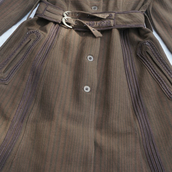 NEW ROMANTICS 刺繍 ルダンゴート コートドレス | Vintage.City 古着屋、古着コーデ情報を発信