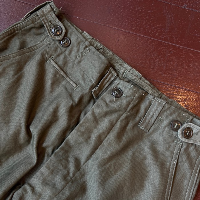 【W30  L32】デッドストック 40's U.S.ARMY M-43 Trousers, Field, Cotton, O.D. 実物 | Vintage.City 古着屋、古着コーデ情報を発信