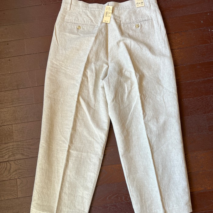 【W35 L30】90~00's Eddie Bauer Linen two tuck trouser エディーバウアー リネンスラックス タック入り | Vintage.City Vintage Shops, Vintage Fashion Trends