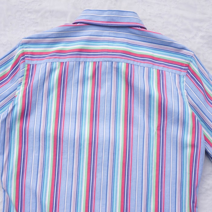 RALPH LAUREN ストライプ マルチカラー コットンシャツ | Vintage.City 빈티지숍, 빈티지 코디 정보