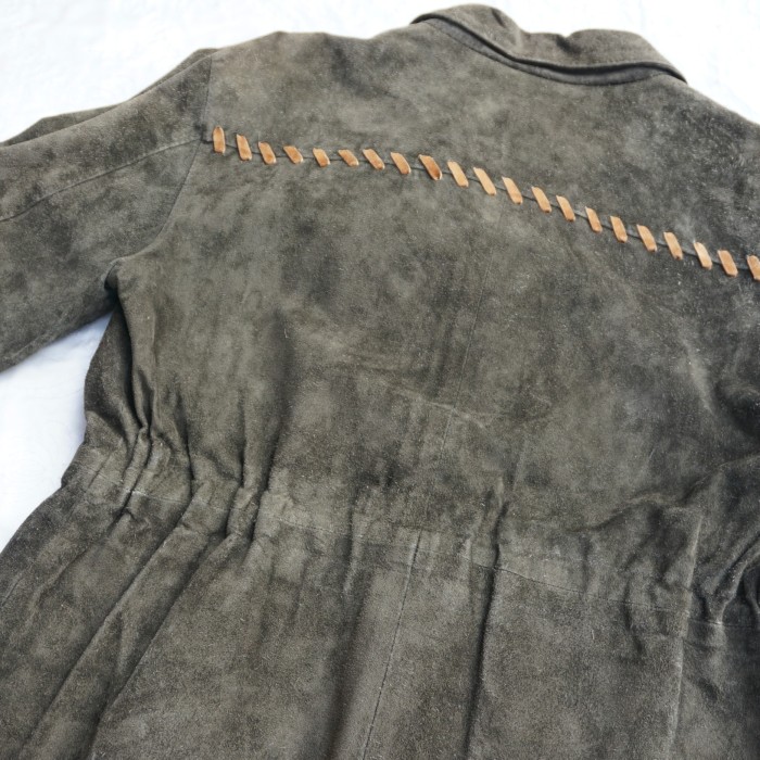HI-STEPPIN’ brand 70’s イタリア製 ヌバックレザー コート | Vintage.City 古着屋、古着コーデ情報を発信