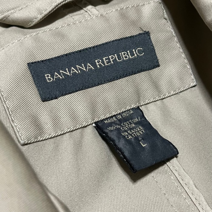 【BANANA REPUBLIC】バナナリパブリック ラグランスリーブコットンツイルコート | Vintage.City 古着屋、古着コーデ情報を発信