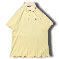 【LACOSTE】ラコステ ポロシャツ MADE IN FRANCE イエロー | Vintage.City 빈티지숍, 빈티지 코디 정보