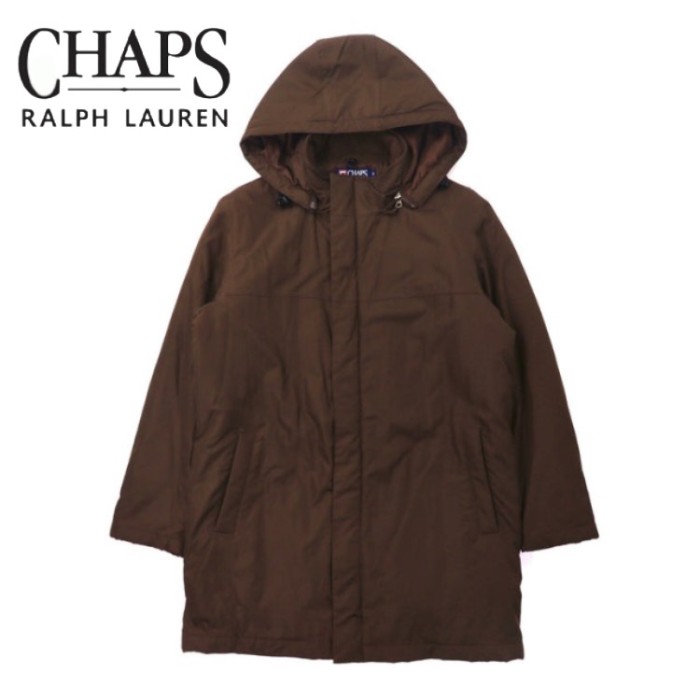 CHAPS RALPH LAUREN フーデッドコート M カーキ ポリエステル | Vintage.City 빈티지숍, 빈티지 코디 정보