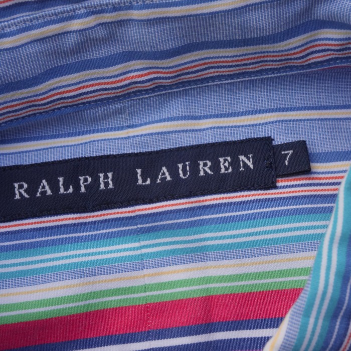 RALPH LAUREN ストライプ マルチカラー コットンシャツ | Vintage.City 古着屋、古着コーデ情報を発信