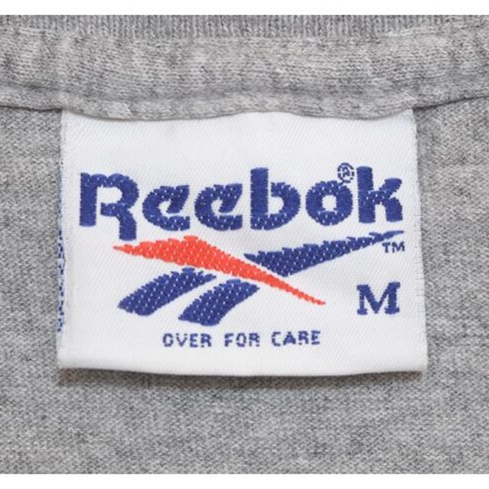 80sリーボック ロゴ USA製 霜降りグレー ヴィンテージTシャツ Reebok サイズM 古着 @BE0011 | Vintage.City 古着屋、古着コーデ情報を発信