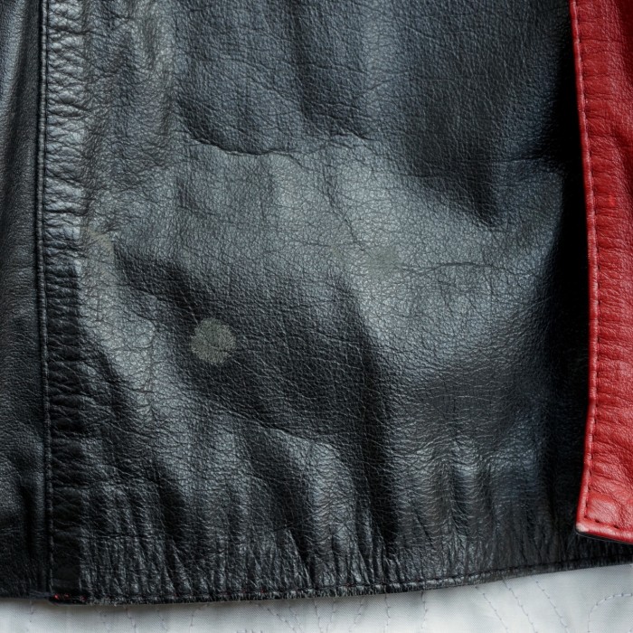 COW BOY 切り替えデザイン レザージャケット コート | Vintage.City 古着屋、古着コーデ情報を発信