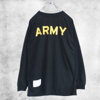 デッドストック 米軍 U.S.ARMY ブラック トレーニング ロングスリーブ Tシャツ Sサイズ ミリタリー 軍物 | Vintage.City 古着屋、古着コーデ情報を発信