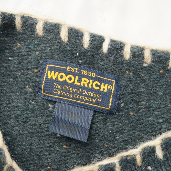 WOOLRICH 結晶 デザインステッチ モックネックニット | Vintage.City 古着屋、古着コーデ情報を発信