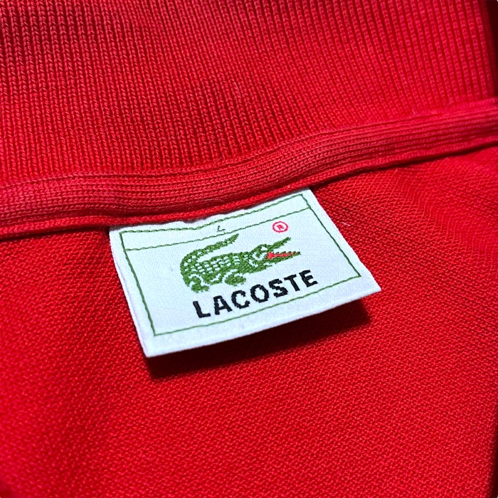 【LACOSTE】ラコステ ポロシャツ レッド | Vintage.City 古着屋、古着コーデ情報を発信
