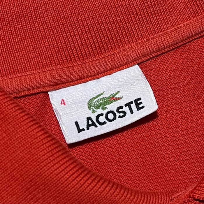 【LACOSTE】ラコステ ポロシャツ オレンジ | Vintage.City 古着屋、古着コーデ情報を発信