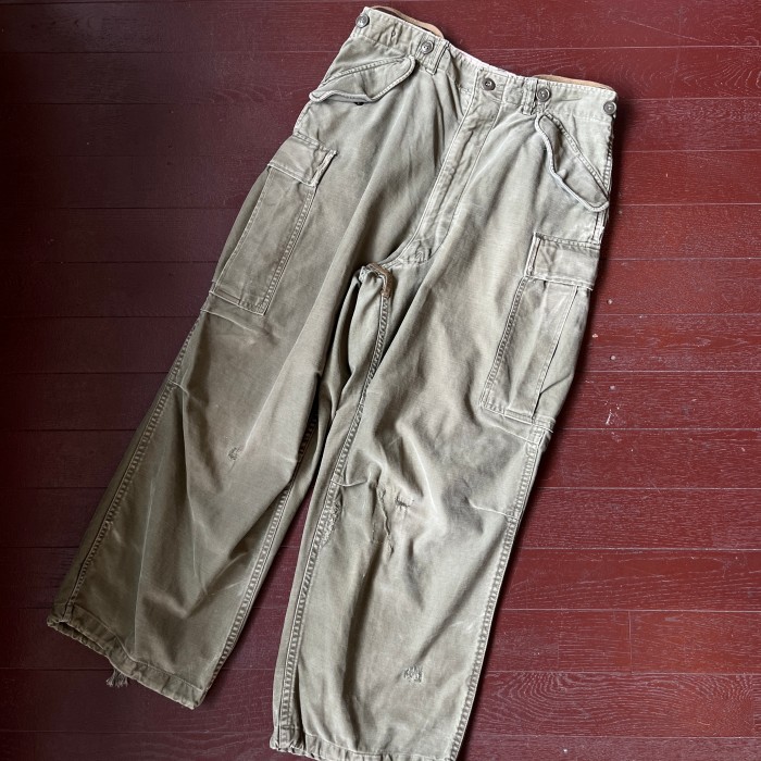50~60's U.S.ARMY M-51 Field Trousers アメリカ軍 M-1951 カーゴ ...