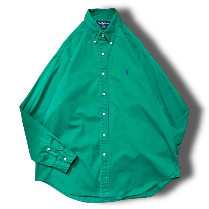 【Ralph Lauren】1990's コットンツイルボタンダウンシャツ グリーン | Vintage.City Vintage Shops, Vintage Fashion Trends