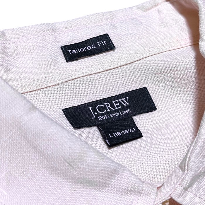 【J.CREW】アイリッシュリネンシャツ ピンク | Vintage.City 빈티지숍, 빈티지 코디 정보