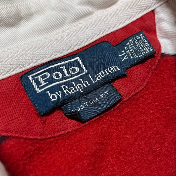 【Ralph Lauren】ボーダーラガーシャツ レッド ネイビー | Vintage.City 빈티지숍, 빈티지 코디 정보