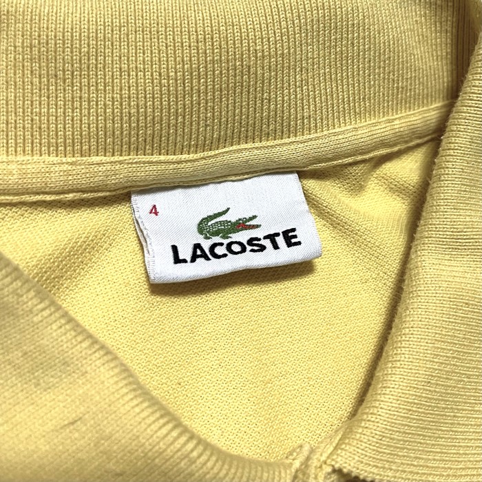 【LACOSTE】ラコステ ポロシャツ イエロー | Vintage.City 빈티지숍, 빈티지 코디 정보