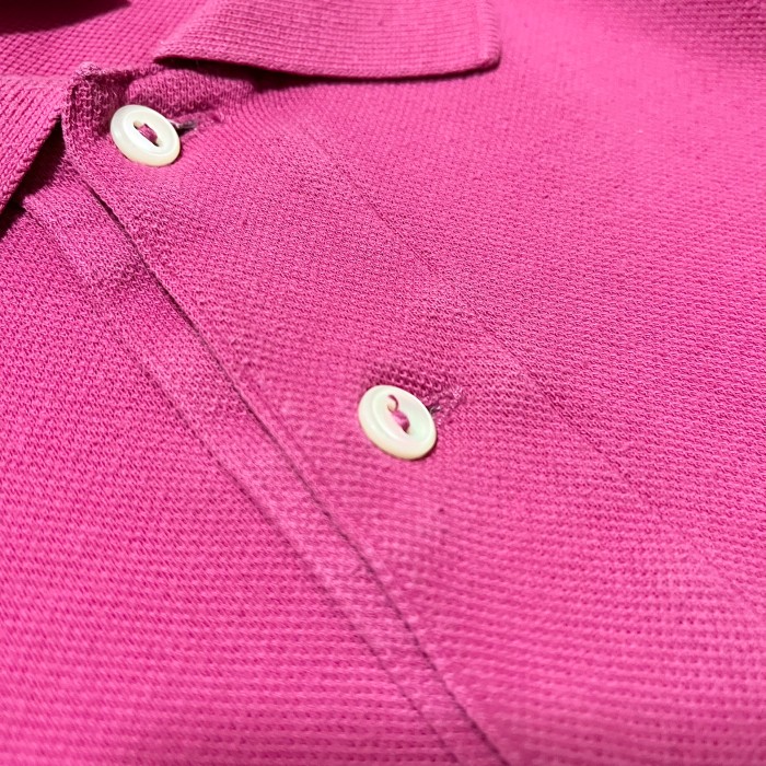 【LACOSTE】ラコステ ポロシャツ ビッグサイズ 鹿の子 ピンク パープル | Vintage.City 빈티지숍, 빈티지 코디 정보