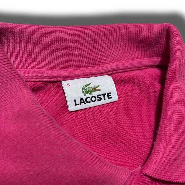【LACOSTE】ラコステ ポロシャツ ピンク | Vintage.City 古着屋、古着コーデ情報を発信