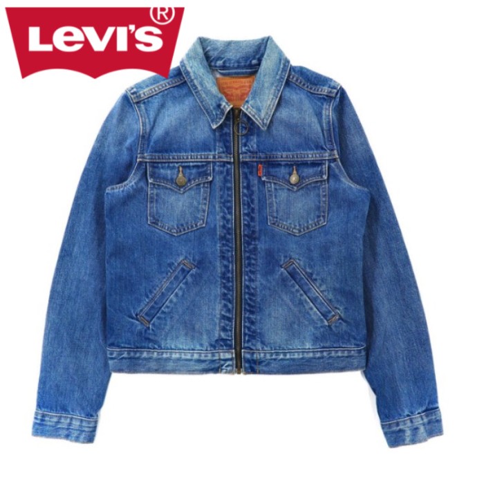 Levi's リングジップ トラッカージャケット デニムジャケット S ブルー
