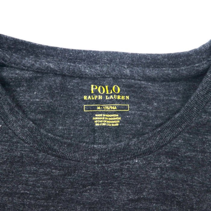 POLO RALPH LAUREN ロングスリーブ Tシャツ M グレー コットン スモールポニー刺繍 | Vintage.City 古着屋、古着コーデ情報を発信