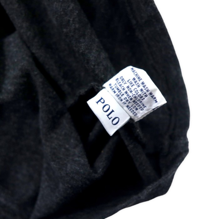POLO RALPH LAUREN ロングスリーブ Tシャツ ロンT L グレー コットン CUSTOM FIT スモールポニー刺繍 | Vintage.City 古着屋、古着コーデ情報を発信
