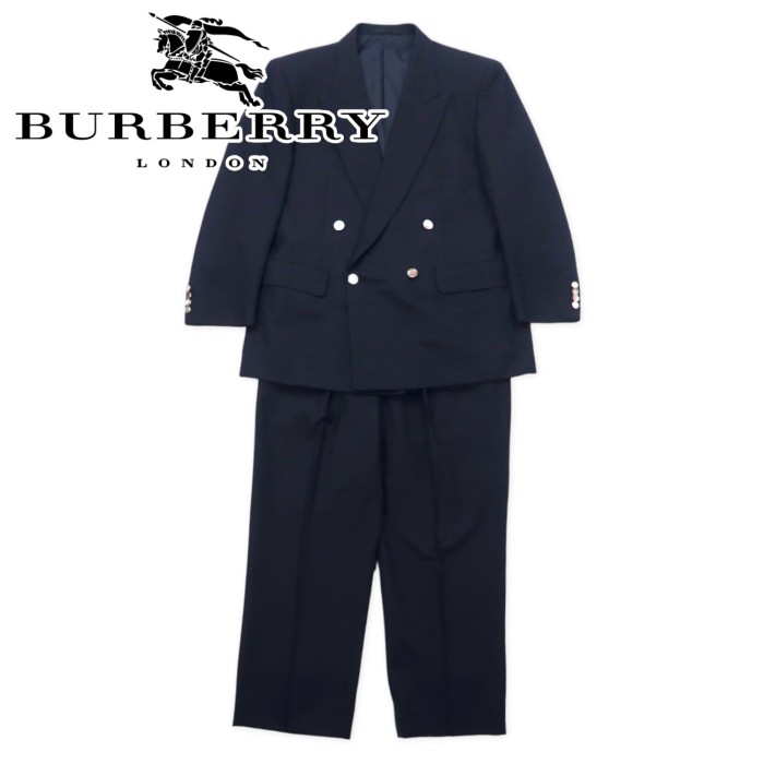 Burberrys オールド ダブル スーツ セットアップ 紺ブレ 41 ネイビー