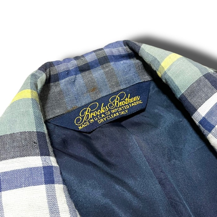 【Brooks Brothers】タータンチェックコットンテーラードジャケット MADE IN USA | Vintage.City 古着屋、古着コーデ情報を発信
