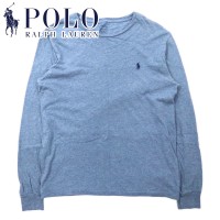POLO RALPH LAUREN ロングスリーブ Tシャツ M ブルー コットン スモールポニー刺繍 | Vintage.City 古着屋、古着コーデ情報を発信