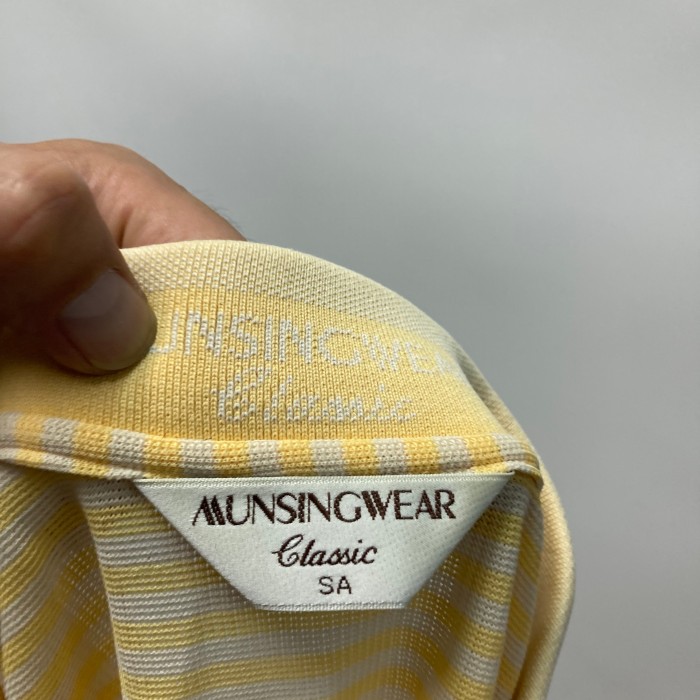 MUNSINGWEARリネン半袖ポロシャツ　SA | Vintage.City 古着屋、古着コーデ情報を発信