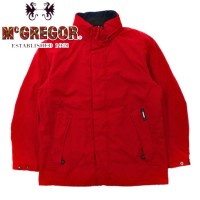 McGREGOR セーリングジャケット L レッド ナイロン THERMO LITE スリットジップ フード収納式 | Vintage.City 古着屋、古着コーデ情報を発信