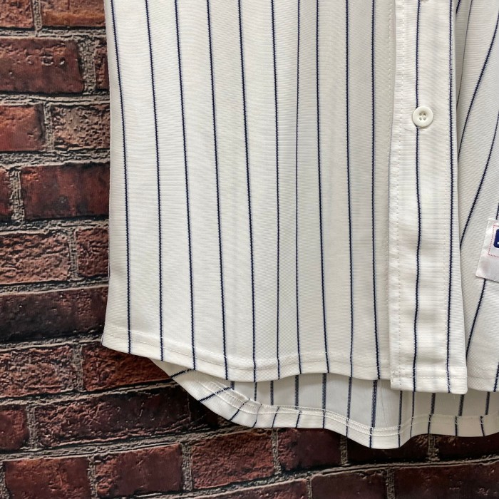 00s Majesticマジェスティック ベースボールシャツ ゲームシャツ ニューヨーク ヤンキース MLBラグラン ワッペン ビックサイズ XL | Vintage.City 빈티지숍, 빈티지 코디 정보