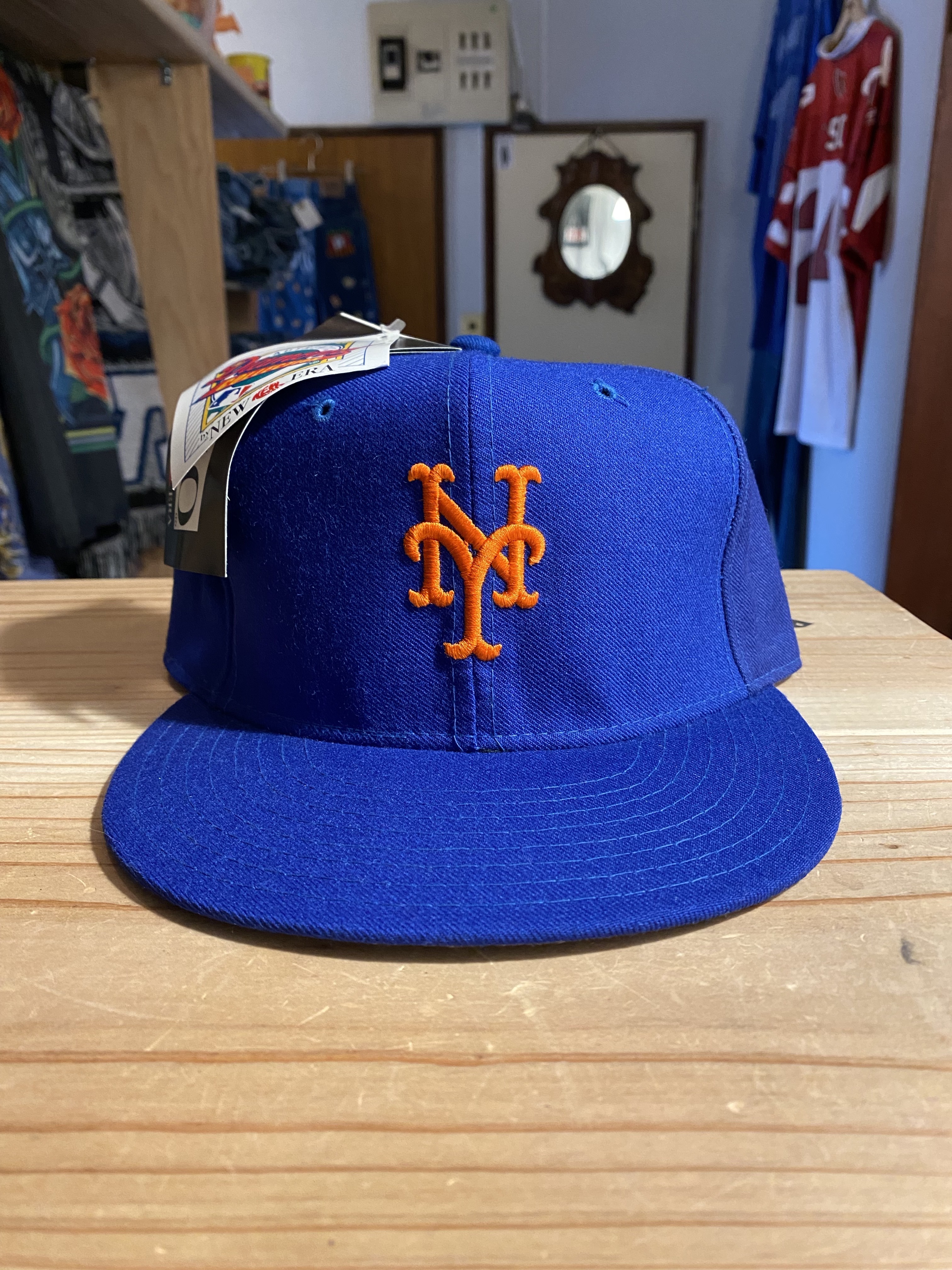 90s NEW ERA 59FIFTY dead stock New York Mets 7 3/8 | Vintage.City