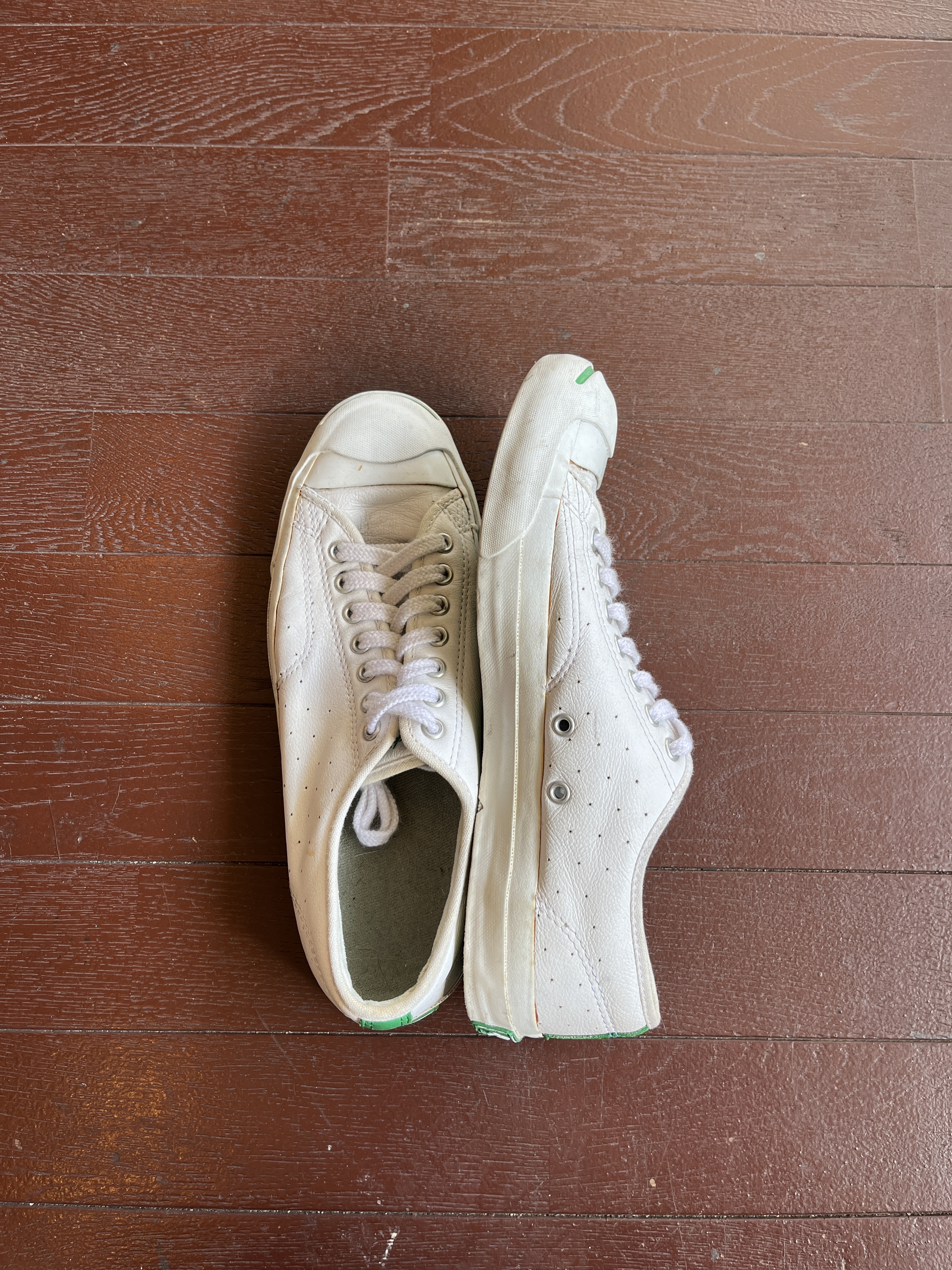 90's Punching Leather Jack Purcell Converse 27.0 US9 ジャック ...
