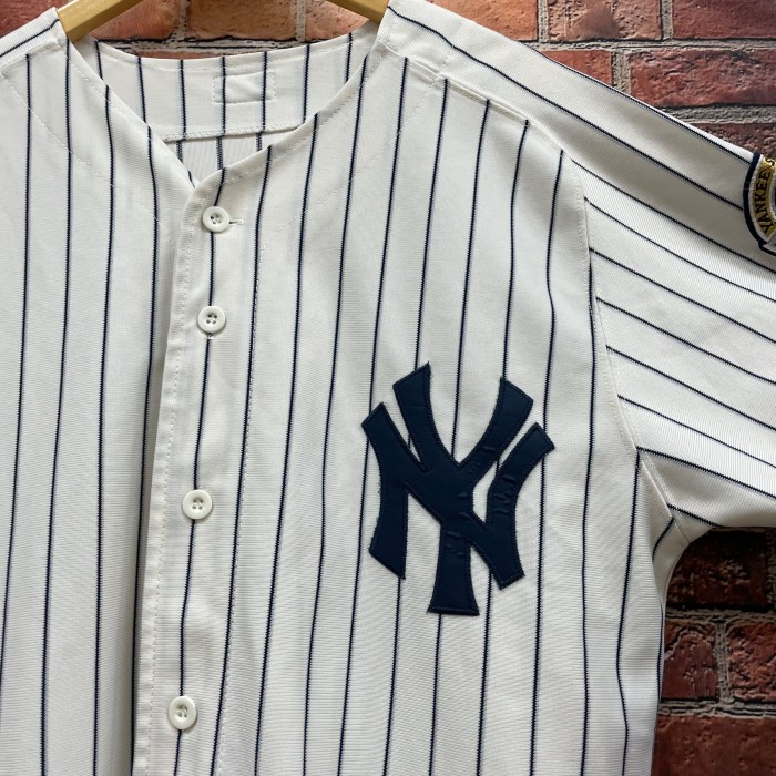 00s Majesticマジェスティック ベースボールシャツ ゲームシャツ ニューヨーク ヤンキース MLBラグラン ワッペン ビックサイズ XL | Vintage.City Vintage Shops, Vintage Fashion Trends