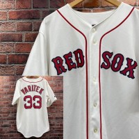 00s Majesticマジェスティック ベースボールシャツ ゲームシャツ ボストン レッドソックス MLBワッペン ビックサイズ XL | Vintage.City 古着屋、古着コーデ情報を発信