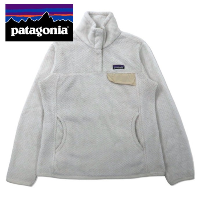 patagonia フリース リツール スナップT  M ホワイト ポリエステル RE-TOOL SNAP T PULLOVER メキシコ製 | Vintage.City 빈티지숍, 빈티지 코디 정보