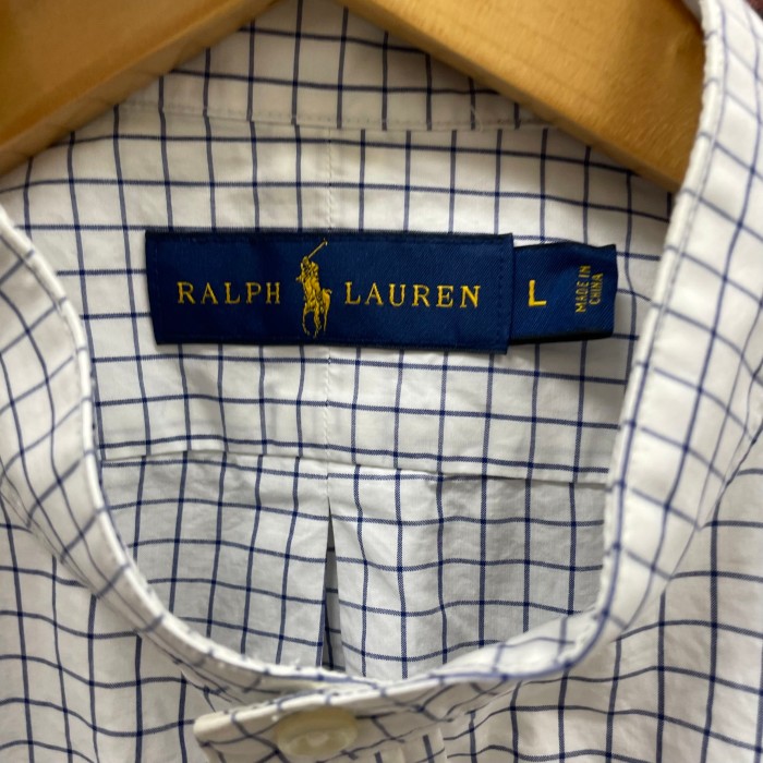 Ralph Lauren ラルフローレン シャツ チェックシャツ ロゴ 刺繍 ワンポイントL | Vintage.City 빈티지숍, 빈티지 코디 정보