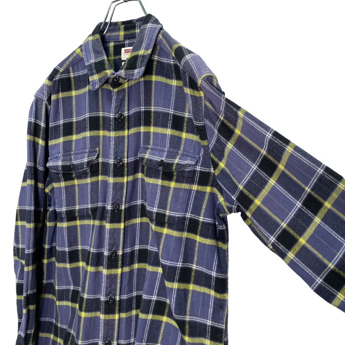 Levi's 00s L/S cotton check nel shirt | Vintage.City 빈티지숍, 빈티지 코디 정보