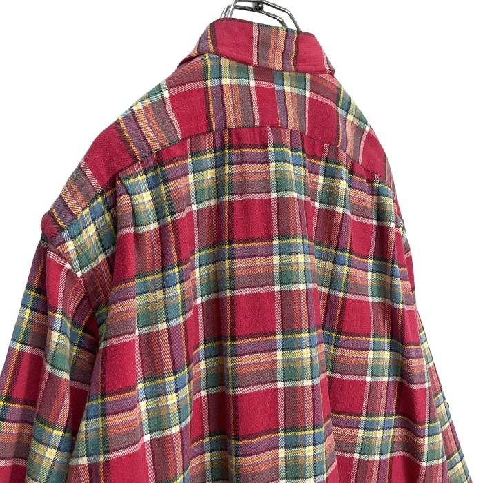90-00s Polo by Ralph Lauren L/S cotton check nel shirt | Vintage.City 古着屋、古着コーデ情報を発信