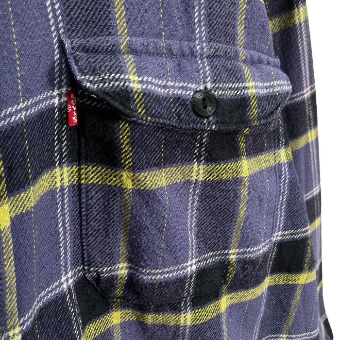 Levi's 00s L/S cotton check nel shirt | Vintage.City 빈티지숍, 빈티지 코디 정보