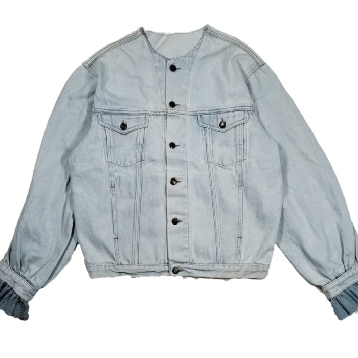 Freesize handmade denim  jacket　ハンドメイド　デニムジャケット　2398033 | Vintage.City 빈티지숍, 빈티지 코디 정보