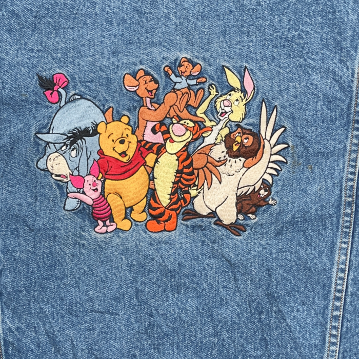 XXLsize Disney store Pooh denim jacket 2398025 ディズニー プー デニムジャケット | Vintage.City Vintage Shops, Vintage Fashion Trends