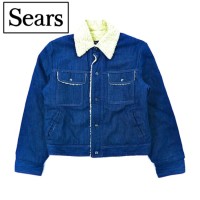 Sears ランチコート ボアデニムジャケット 40 ブルー 80年代 | Vintage.City 古着屋、古着コーデ情報を発信