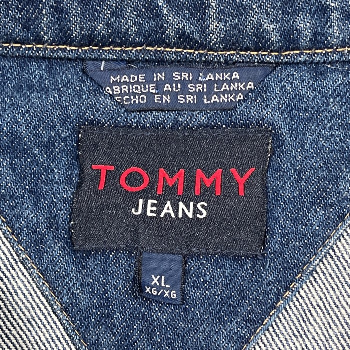 XLsize TOMMY JEANS denim jacket トミージーンズ デニムジャケット 2398030 | Vintage.City 빈티지숍, 빈티지 코디 정보