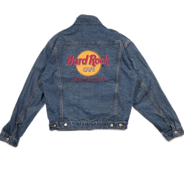 Ssize Hard Rock Cafe denim jacket 2398024　ハードロック デニムジャケット デニム | Vintage.City 빈티지숍, 빈티지 코디 정보